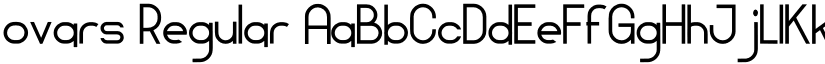 ovars Regular font