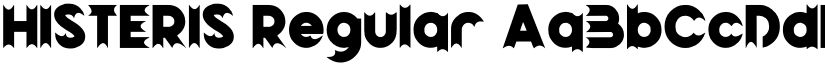 HISTERIS Regular font