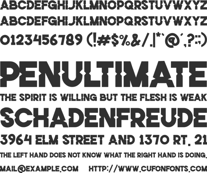 hileaw font preview
