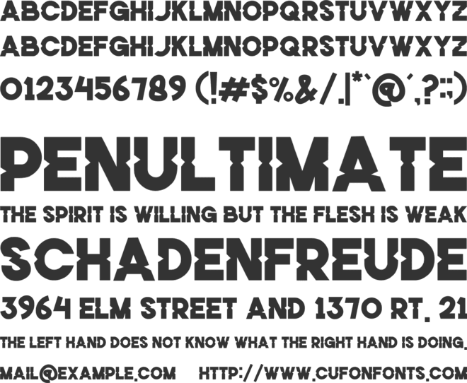 hileaw font preview