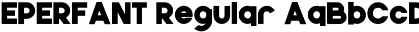 EPERFANT Regular font