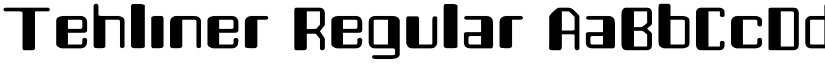 Tehliner Regular font