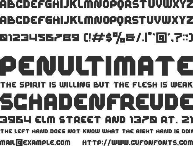 ourans font preview