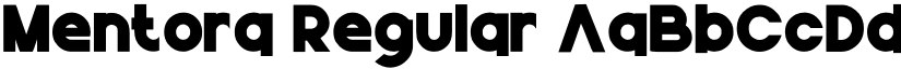 Mentora Regular font