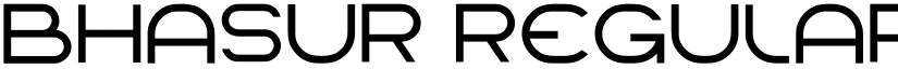 bhasur Regular font