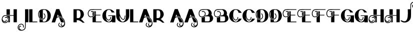 hilda Regular font