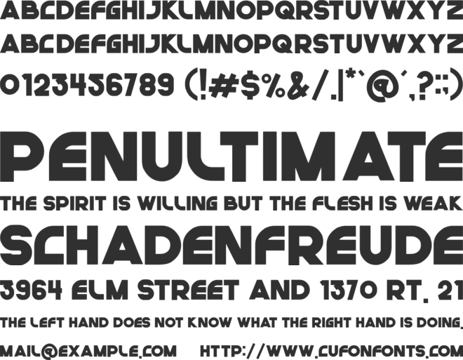 FUTURAL font preview