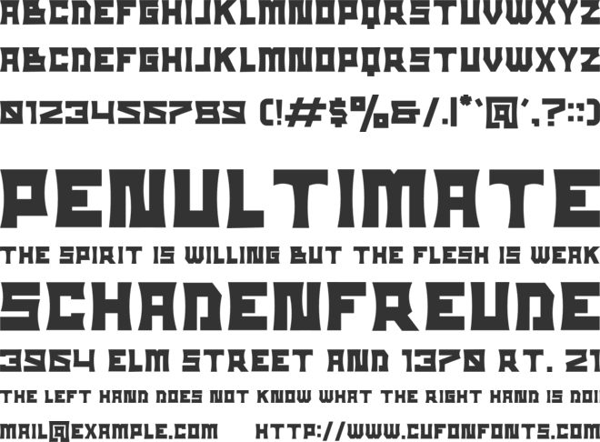 mellma font preview
