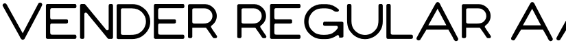 vender Regular font