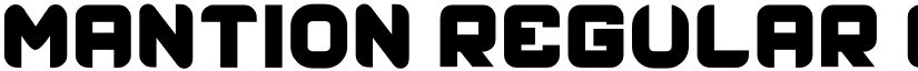 mantion Regular font