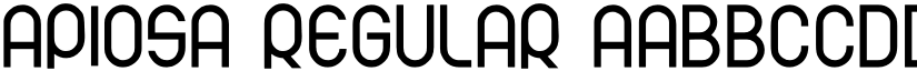 apiosa Regular font