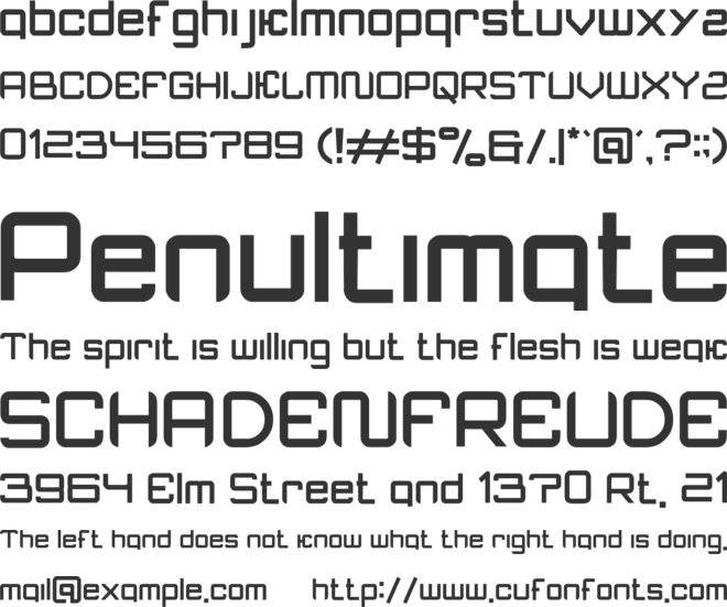 konecer font preview