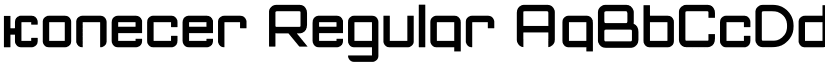 konecer Regular font