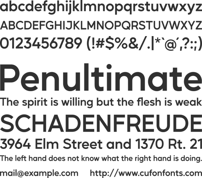 Mustica Pro Sans Serif Font font preview