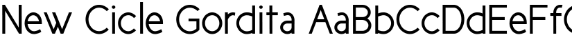 New Cicle Gordita font