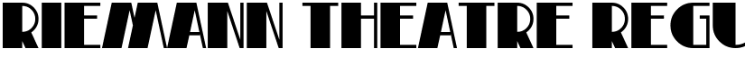 Riemann Theatre Regular font
