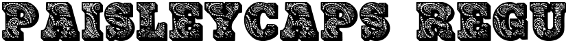 PaisleyCaps Regular font
