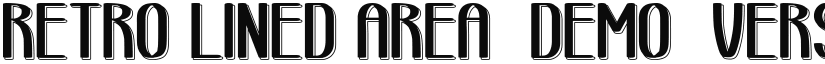 retro lined area_demo-version Regular font