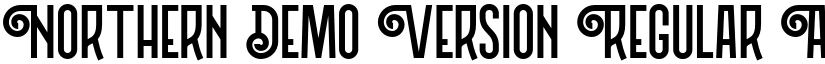 Northern Demo Version Regular font