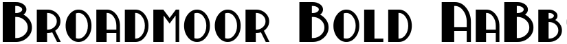 Broadmoor Bold font
