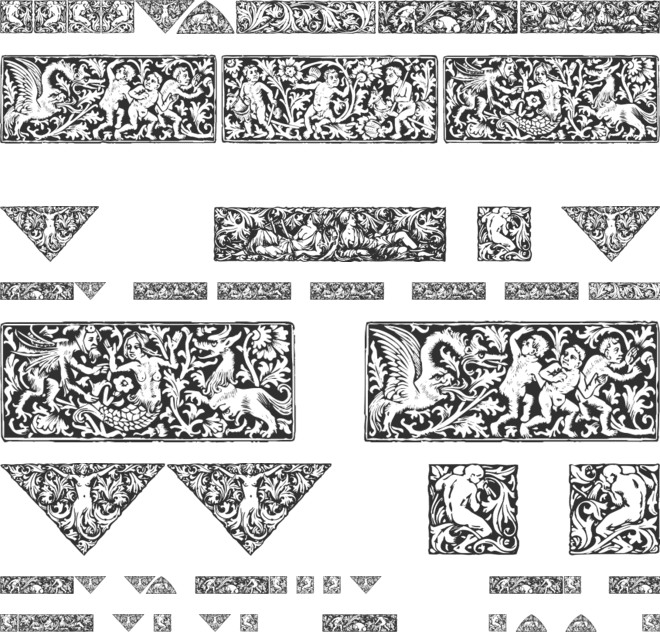 Woodcut1 font preview