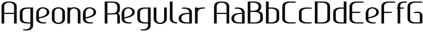 Ageone font download