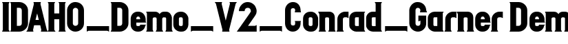 IDAHO_Demo_V2_Conrad_Garner Demo font