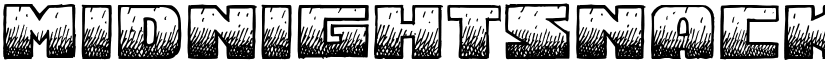 MidnightSnack BB font
