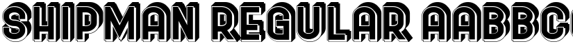 Shipman Regular font