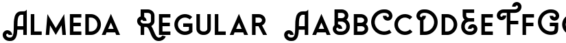 Almeda Regular font