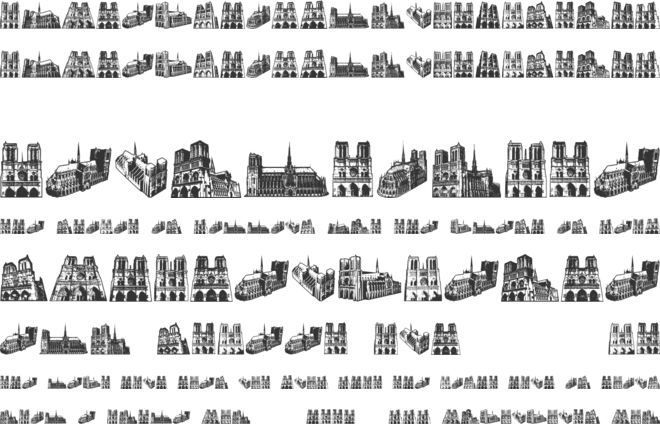 NotreDame font preview