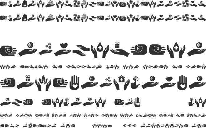 Various Hands font preview