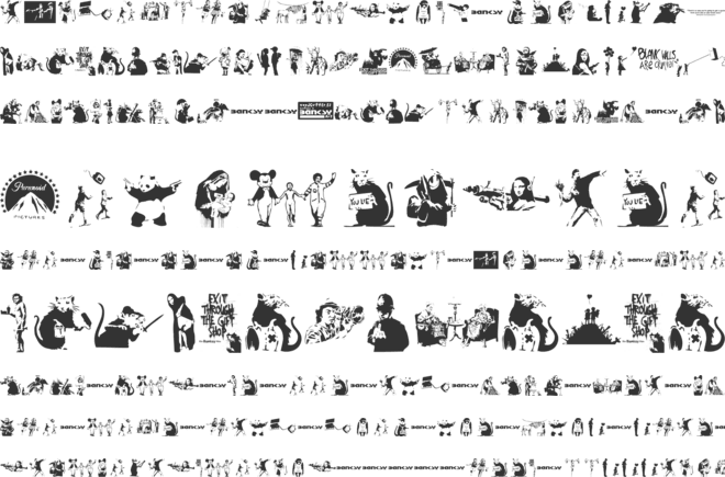 Banksy font preview
