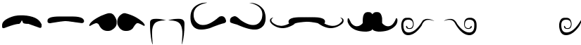 mustache Regular font
