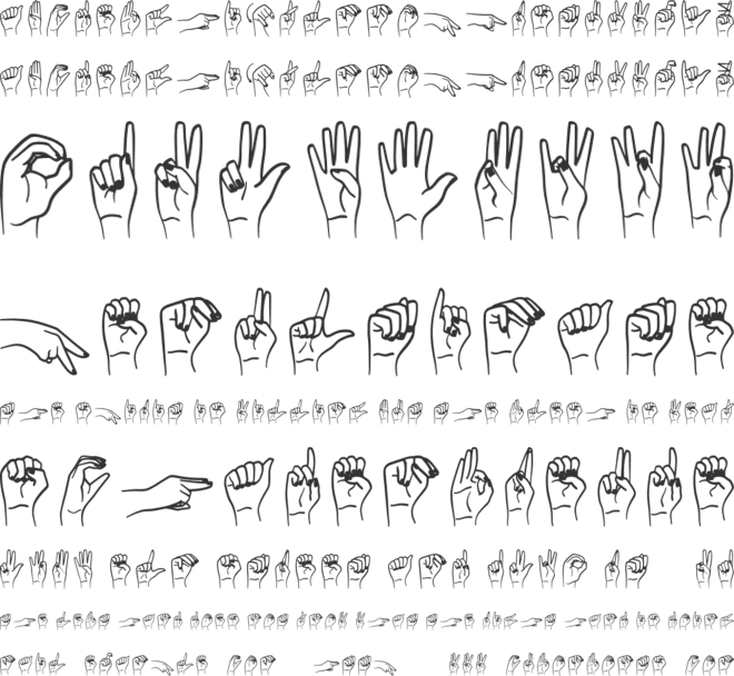 Happy Hands font preview