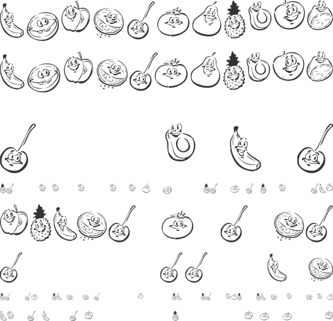 KR Happy Fruit font preview