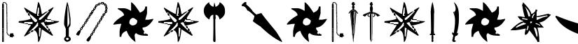Ancient Weapons Regular font