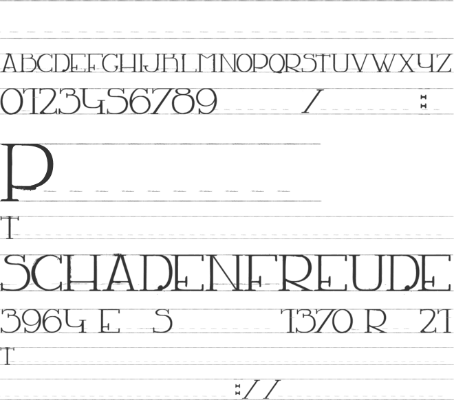 LA CHAMBRE 67 font preview