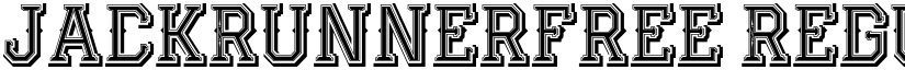 JackRunnerFree Regular font