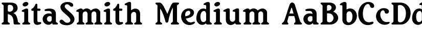 RitaSmith Medium font