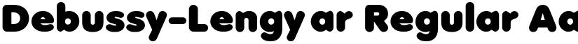 Debussy-Lengyar Regular font