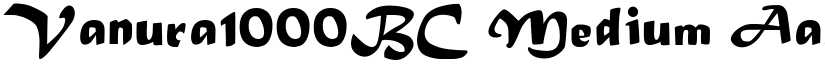 Vanura1000BC Medium font