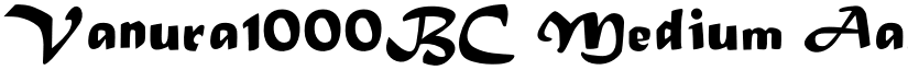 Vanura1000BC Medium font