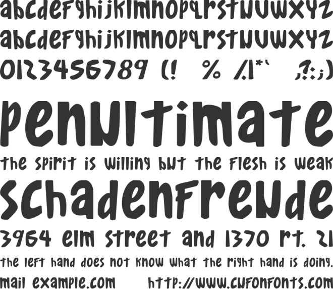 Gkreator Inside Beta1 font preview