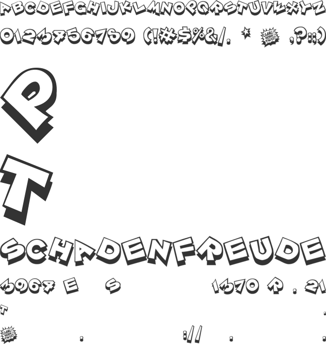 ZoinkFat font preview