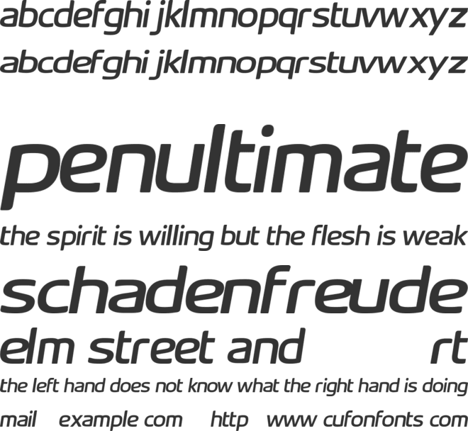 Acer Supplement font preview