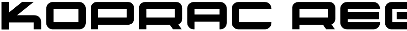 koprac Regular font