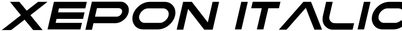 xepon Italic font