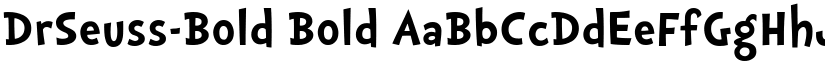 DrSeuss-Bold Bold font