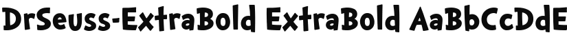 DrSeuss-ExtraBold ExtraBold font